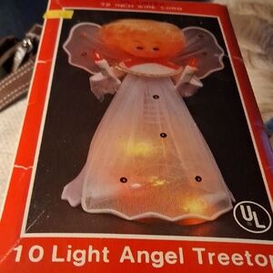 Illuminated Angel Tree Topper
